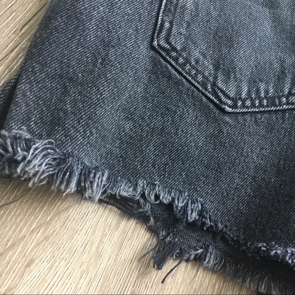 ALEXANDER WANG denim high waist cutoff shorts 27 - Picture 5 of 8